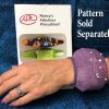 Nancy's Fabulous Pincushion Kit -- Black and White pattern wool - Image 2