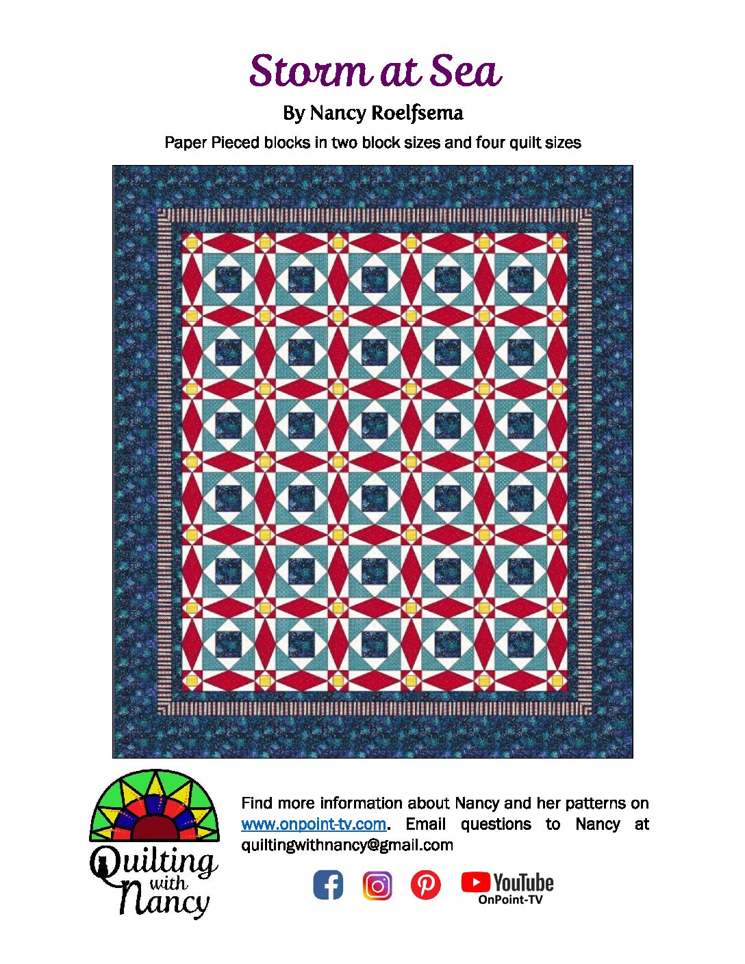 Storm at Sea Quilt Epattern